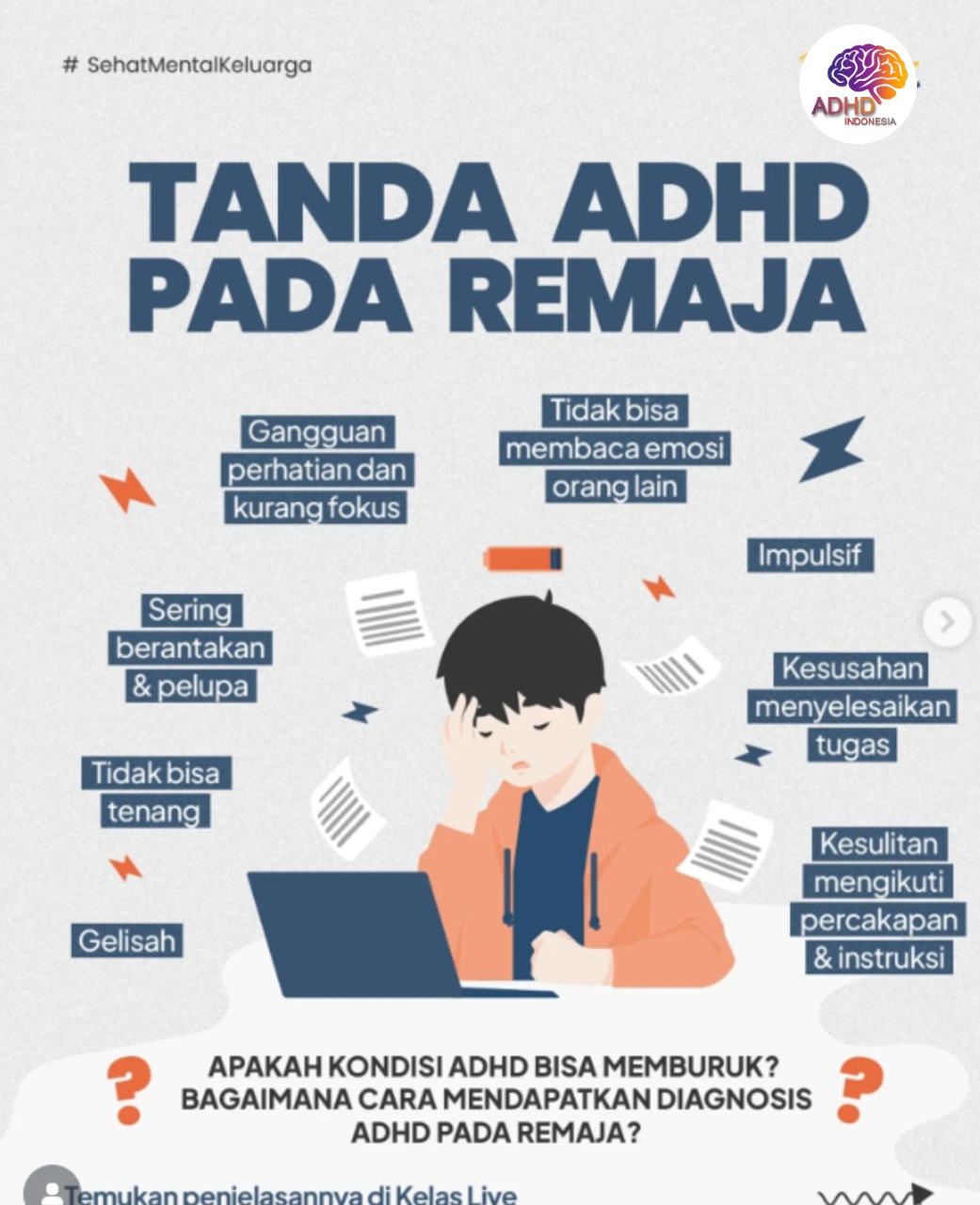 Screening ADHD Non-Diagnostik: Edukasi Awal bagi Orang Tua di Kabupaten Pasangkayu